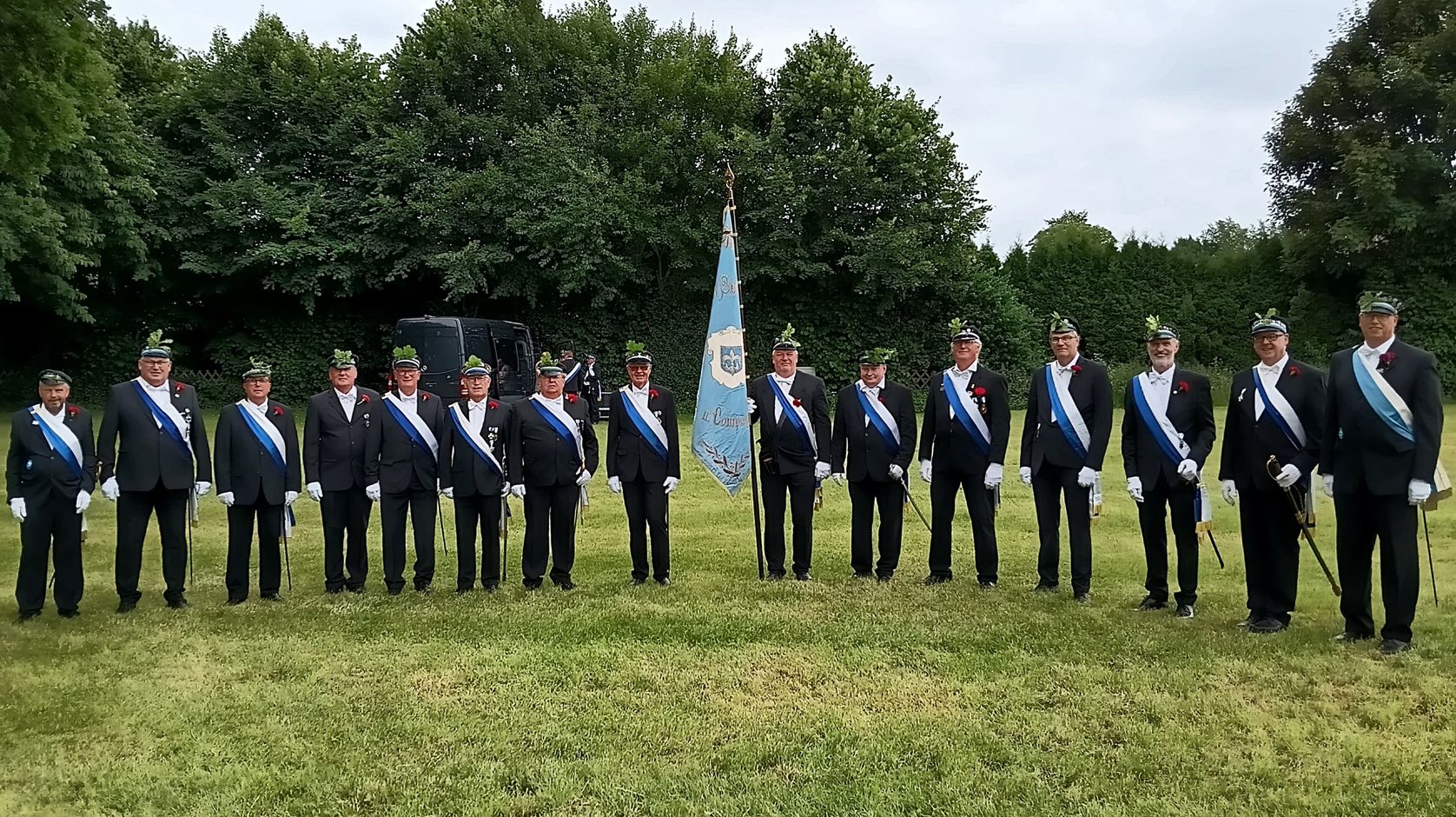 Das Offizierscorps der 2. Kompanie