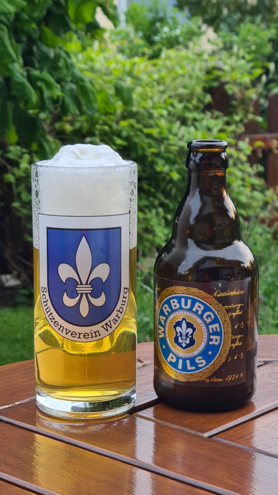Bierglas mit Logo